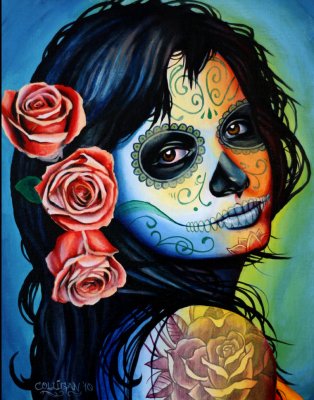 Foto album: Day of the Dead Catrina with roses